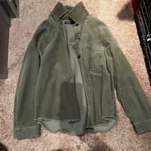 Green Corduroy overshirt